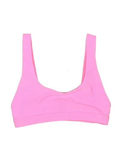 Pre-owned Beach Riot Swimsuit Top Pink Swimwear