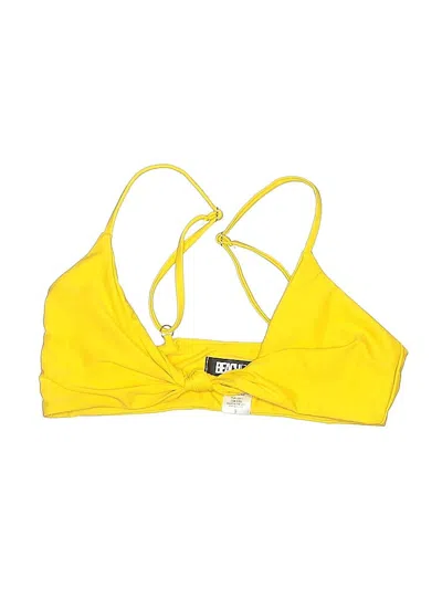 Pre-owned Beach Riot Swimsuit Top Yellow Swimwear
