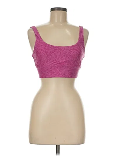 Pre-owned Beach Riot Tank Top Pink Strapless Neckline Tops