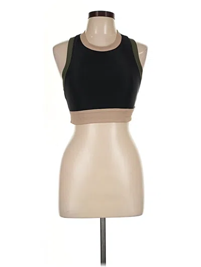 Pre-owned Beach Riot Tank Top Tan Halter Neckline Tops