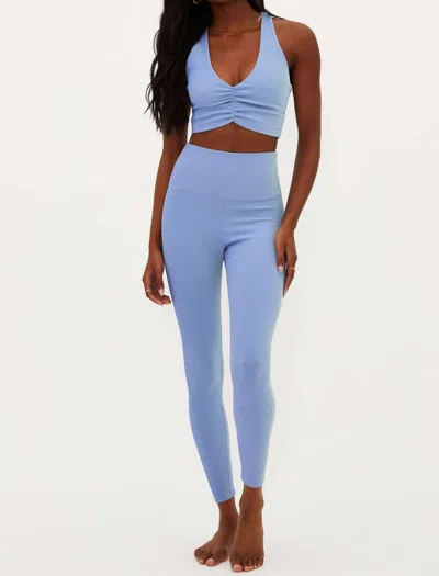 Beach Riot Mindy Sports Bra In Light Blue In Multi