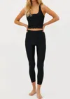 Beach Riot Tayler Lace Legging In Black In Black