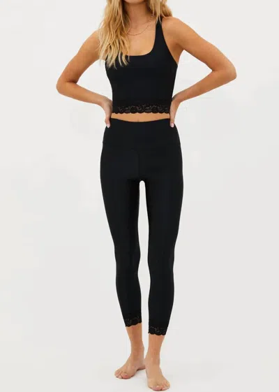 Beach Riot Tayler Lace Legging In Black