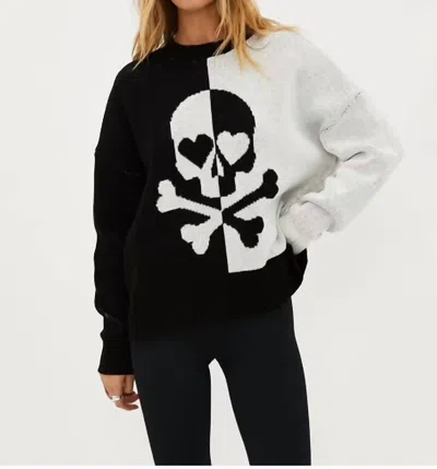 BEACH RIOT THE CALLIE SWEATER IN SKULL