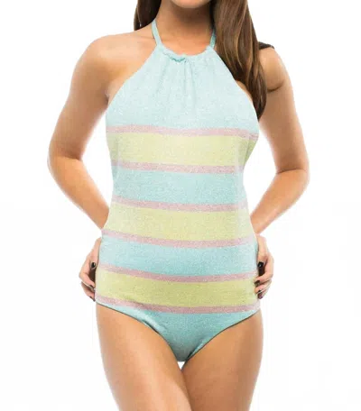 Beach Riot The Shine Bright Swimsuit In Glitzy In Multi