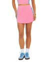 Beach Riot Thora Colorblock Mini Skirt In Pink