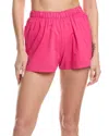 Beach Riot Tia Lightweight Cotton Short In Bright Fuchsia In Pink
