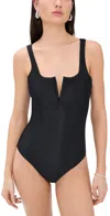 Beach Riot Tropez One Piece Black