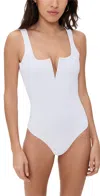 BEACH RIOT TROPEZ ONE PIECE WHITE