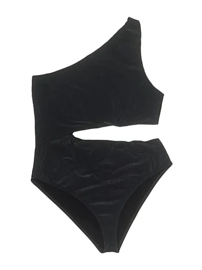 Pre-owned Beach Riot Two Piece Swimsuit In Black