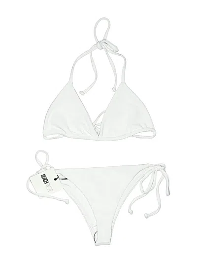 Beach Riot Two Piece Swimsuit In White