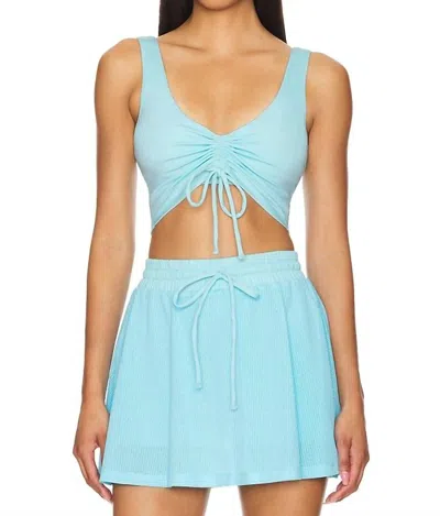 Beach Riot Tyra Top In Blueberry Ice In Multi