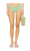 Beach Riot Soliel Bikini Bottom In Sage Bloom Jacquard