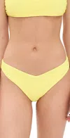 Beach Riot Vanessa Bikini Bottoms Butter Blossom In Butter Blossom