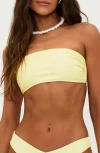 Beach Riot Vanessa High Cut Bikini Bottoms In Butter Blo