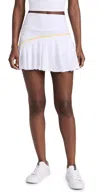 Beach Riot Pleated Skort In White Sand