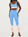 Beach Riot Vienna Colorblock Rib Leggings In Blue