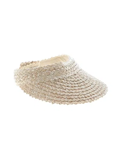 Pre-owned Beach Riot Visor In Ivory