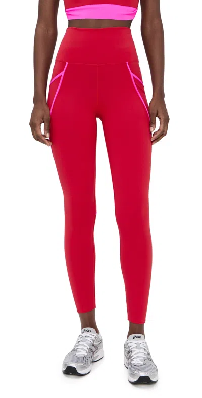 Beach Riot Von 7/8 Leggings Royal Red