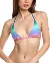 Beach Riot Winona Bikini Top In Blue