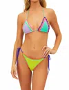Beach Riot Winona Bikini Top In Multi