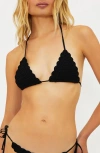 BEACH RIOT BEACH RIOT WINONA SCALLOPED BIKINI TOP