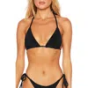 Beach Riot Winona String Bikini Top In Black