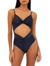 Beach Riot Aviva One-piece In Blue