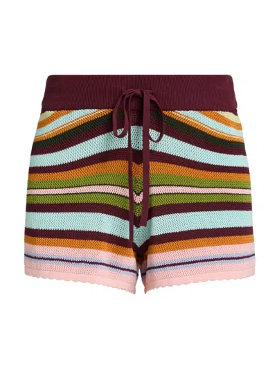 Beach Riot Balboa Shorts Swim Cover-up In Multi