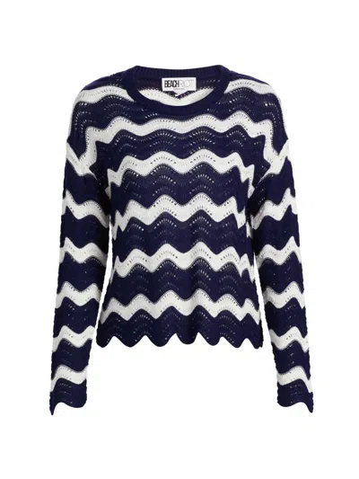 Beach Riot Women's Beach Chevron Sweater In Multi