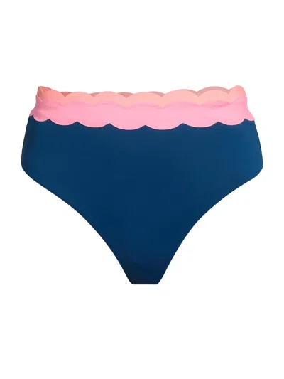 Beach Riot Harriet Bikini Bottoms In Blue