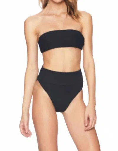 Beach Riot Women's Highway Ribbed Bottoms In Black