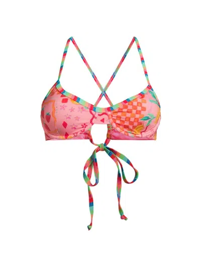 Beach Riot Women's Kori Printed Underwire Bikini Top In Multi
