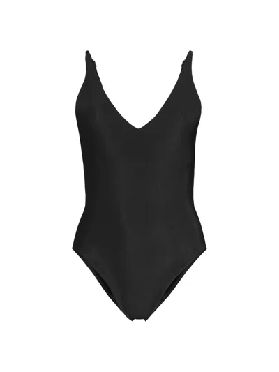 Beach Riot Women's Reese One-piece Swimsuit In Black