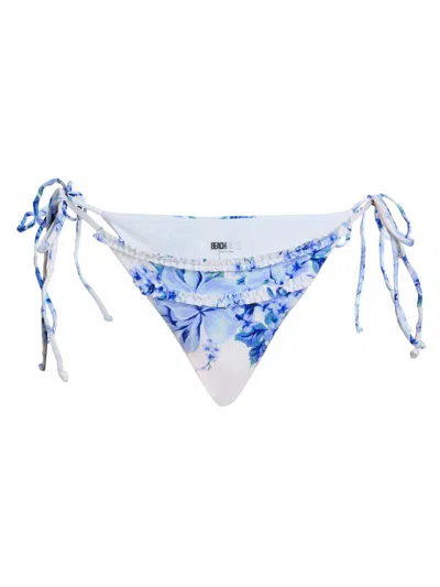 Beach Riot Soleil Side Tie Bikini Bottom In Blue