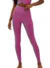 Beach Riot Tayler Rib Two-tone Leggings In Pink