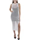 Beach Riot Womens Crochet Dress Cover-up In White