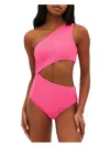 Beach Riot Celine One Piece In Strawberry In Red