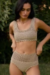 Beach Riot Wyatt Bikini Bottoms In Beige