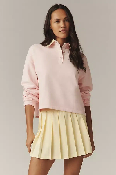 Beach Riot X Anthropologie Irina Pleated Mini Skirt In Gray