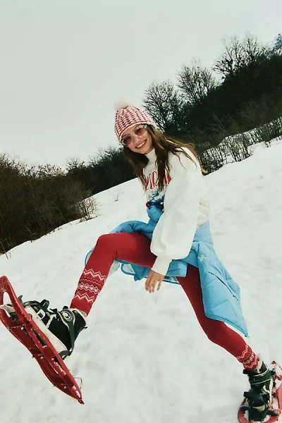 Beach Riot X Anthropologie Piper Leggings In Red