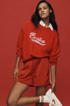Beach Riot X Anthropologie Script City Sweatshirt In Red