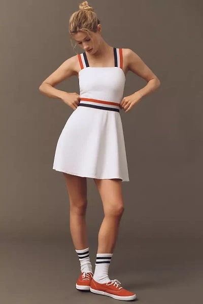 Beach Riot X Anthropologie Usa Pleated Mini Dress