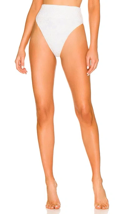 Beach Riot X Revolve High Waisted Bikini Bottom In White