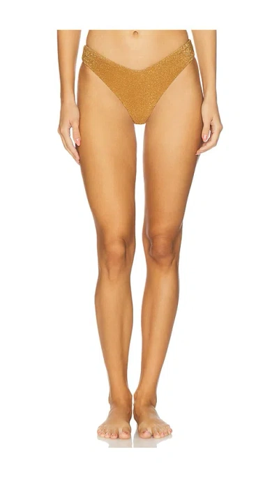 Beach Riot X Revolve Vanessa Bikini Bottom In Brown