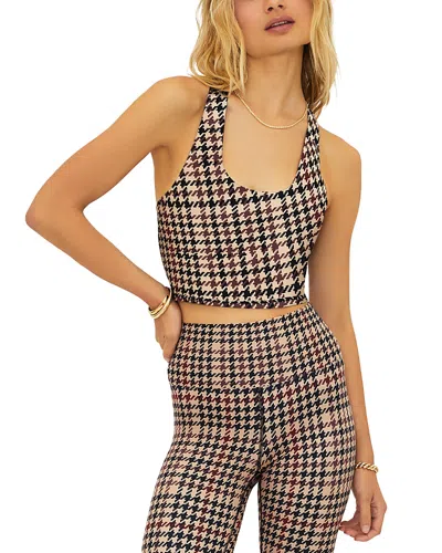 Beach Riot Yara Color Blocked Top In Brown