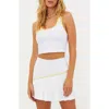 Beach Riot Tara Top In White In White Sand