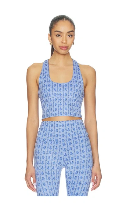Beach Riot Yara Tank Top In Blue