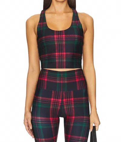 Beach Riot Yara Tank Top In Ribbon Plaid In Multi