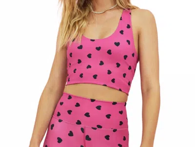 Beach Riot Yara Top In Hot Pink